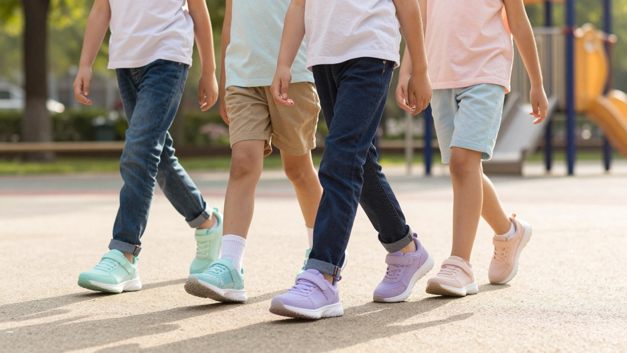 Какой цвет обуви в моде 2024: тренды для детей и подростков