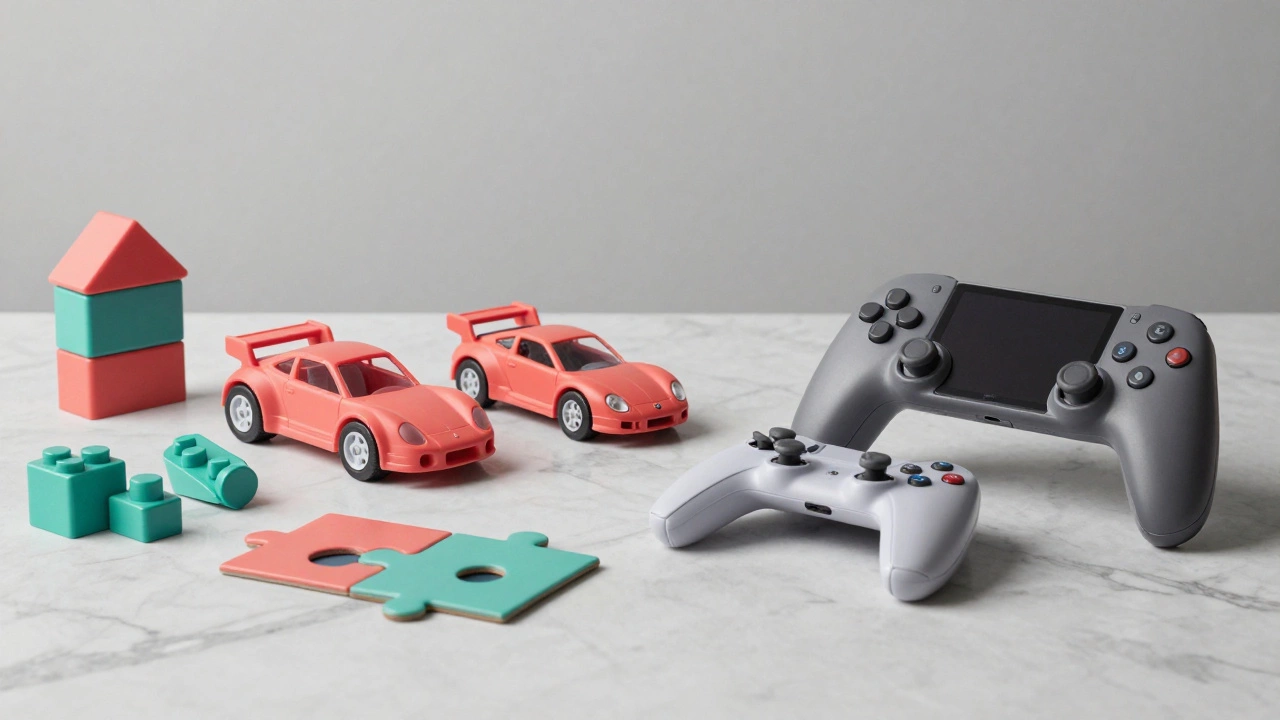 Физические игрушки и современные технологии в интерьере