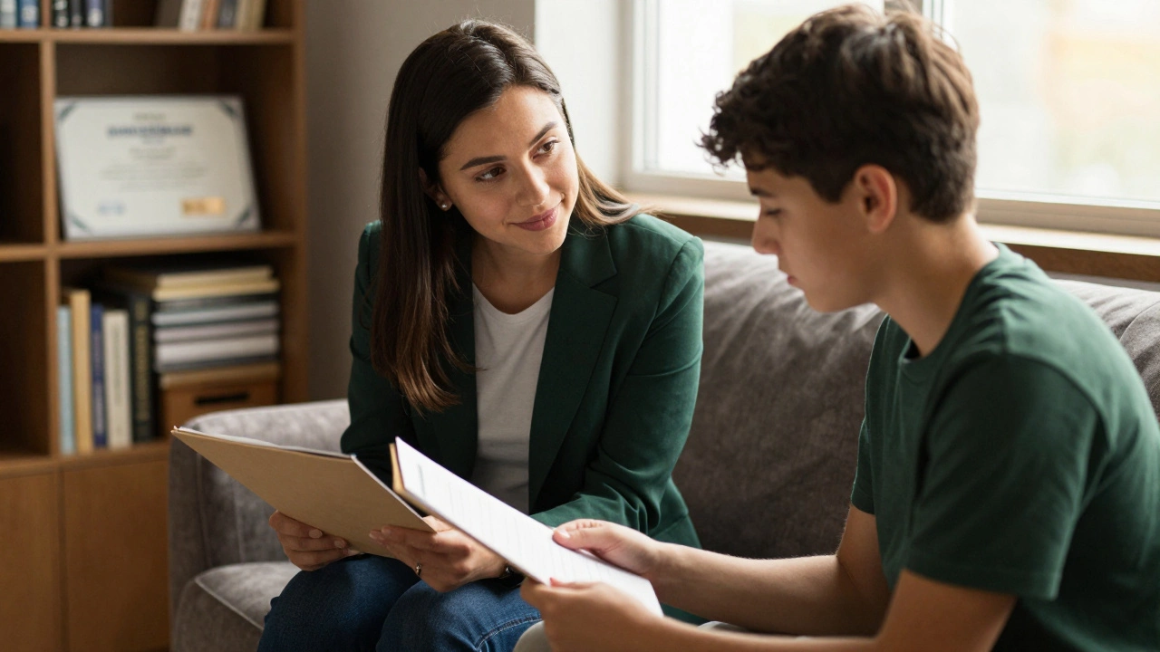 Личная беседа учителя со старшим учеником о достижениях